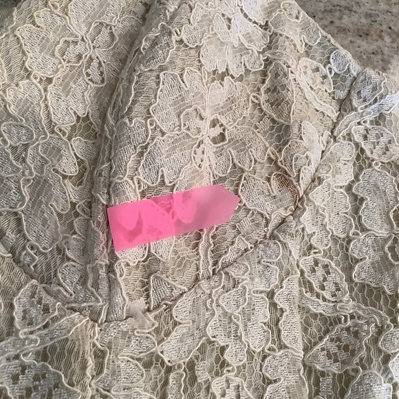 Rampage Corset Lace Crop Top Y2K Cream - Picture 5 of 9